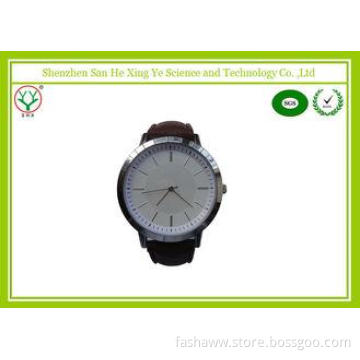 Customized Luxury Modern Leather Strap Watch For Men With L